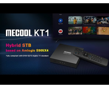 Обзор продукта Android TV BOX Mecool KT1, 2/16 ГБ, Android TV 10, тюнер DVB-T/T2/C, WiFi, BT, RJ45