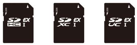 SD Express memory card examples