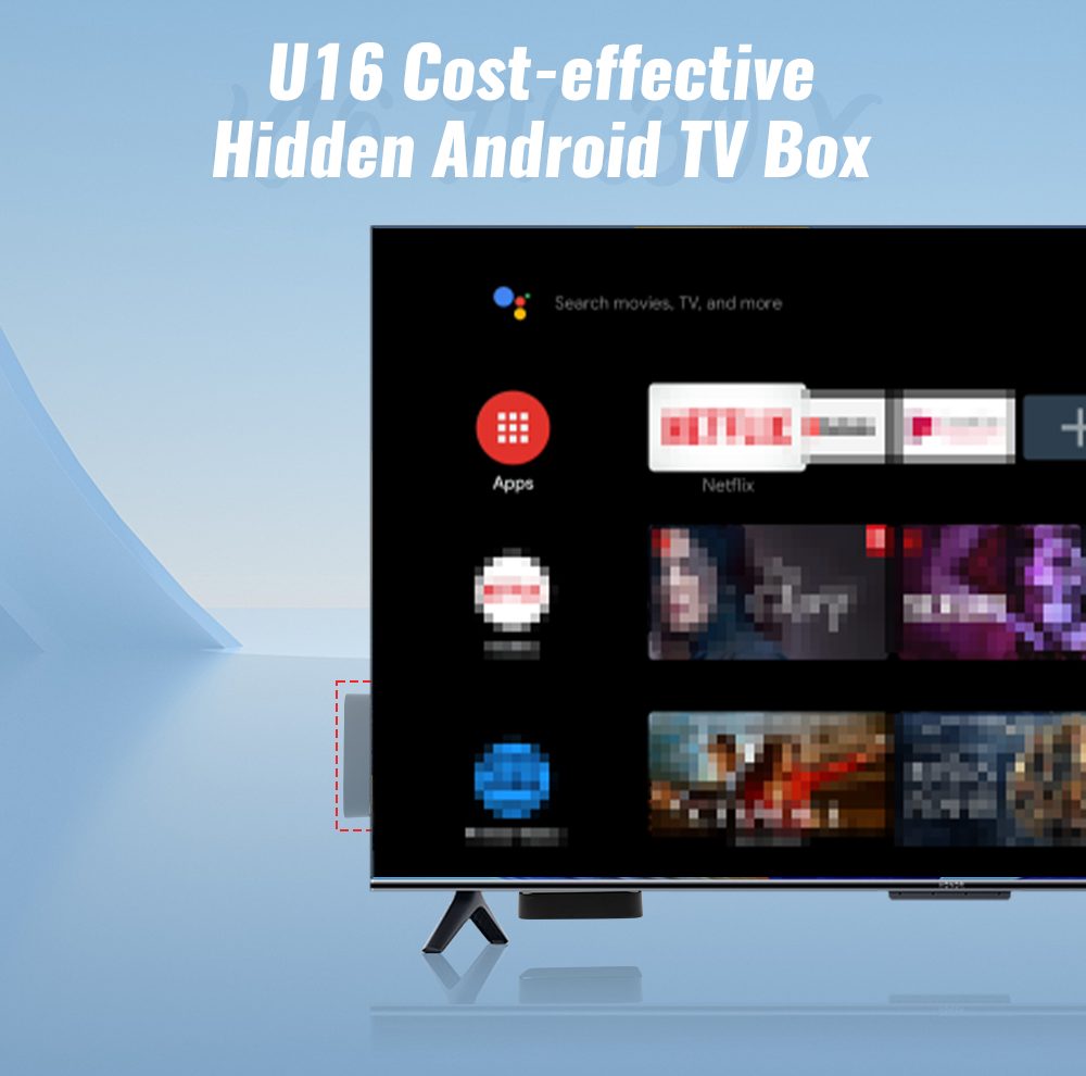 Android 4K потокова телевізійна приставка VenBOX U16