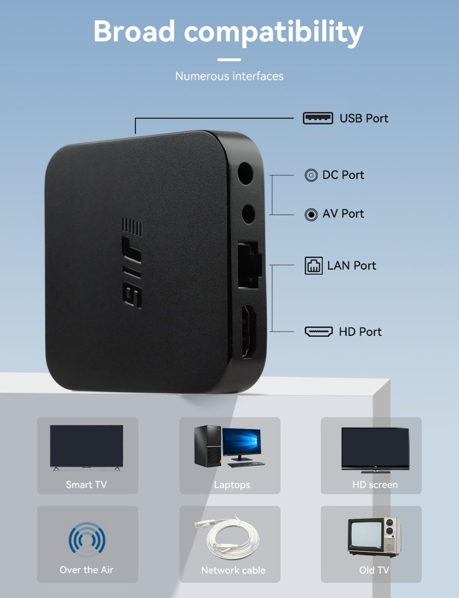 Android 4K потокова телевізійна приставка VenBOX U16