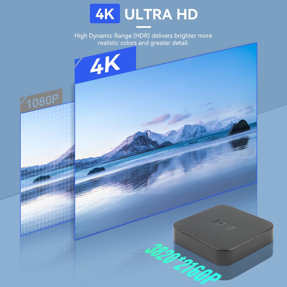 Android 4K Стримінгова телевізійна приставка VenBOX U16