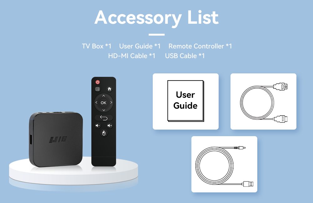 Стримінгова телевізійна приставка Android 4K VenBOX U16