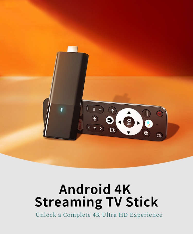 Android 4K телевізійна приставка VenBOX S02 TV Stick, 2GB+16GB, BT5.0, 2,4G / 5G Dual WiFi, Allwinner H313