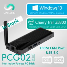 Безвентиляторний MeLE PCG02 Plus з LAN Quad Core Міні ПК Genuine Windows 10 Z8300 2Гб DDR3 32Гб eMMC BT 4.0 HDMI WiFi | PCG02Plus | MeLE | VenSYS.ua