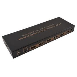 Комутатор HDMI 4x1 4K ARC з екстрактором аналогового / цифрового звуку SPDIF / RCA | HDSW0029M1 | ASK | VenSYS.ua