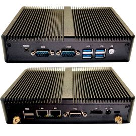 Безвентиляторний міні-ПК M3 Intel J4125, HDMI, VGA, 2*COM, 2*LAN, WiFi, BT, SIM 10W низьке споживання | M3-J4125S | Eglobal | VenSYS.ua