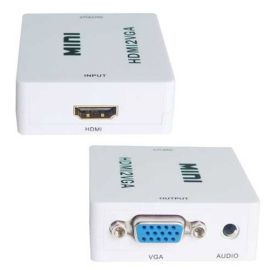 MINI конвертер сигналу HDMI на VGA + аудіо HDV-M630 | HDV-M630 | PlayVision | VenSYS.ua