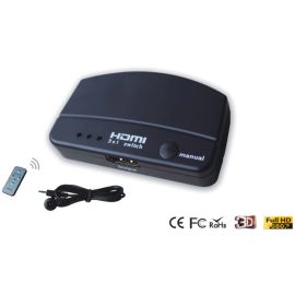 HDMI Switcher 3x1 with Extender IR and Remote (Support 3D) | HMX-A2 | ASK | VenSYS.ua