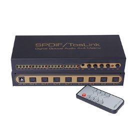 SPDIF switcher splitter 4x4 | ADMX0404M1 | ASK | VenSYS.ua