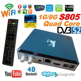 Android TV Box VenBOX iTV-K1 DVB-S2 супутниковий Amlogic S805 Quad Core 1G/8G CCCAM Newcamd Biss KODI 15.2 Медіаплеєр | iTV-K1-S2 | Mecool | VenSYS.ua