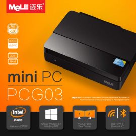 Компьютер Mini PC MeLE PCG03 Quad Core HTPC Intel Atom Z3735F 2GB RAM 1080P HDMI 1.4 VGA LAN WiFi Bluetooth Windows 10 | PCG03 | MeLE | VenSYS.ua