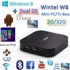 TV Box Смарт Mini PC CX-W8 Wintel Atom Z3735F Windows 8.1 і Android 4.4 Dual OS 2Гб/32Гб | CX-W8 | ENYBox | VenSYS.ua