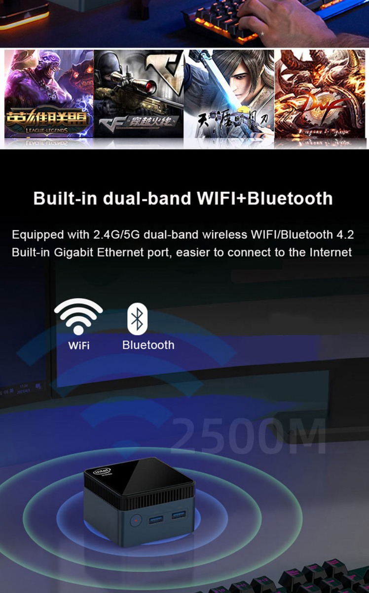 Small Extraordinary Mini PC VenBOX M6S Intel N100