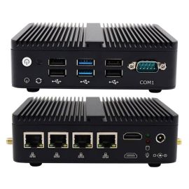 Промисловий міні ПК Intel Celeron J4125 COM 4* міжмережевий екран LAN Pfsense VPN Fanless