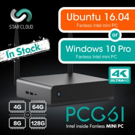 Міні ПК Star Cloud PCG 61 з Windows 10 Pro або Ubuntu Braswell Celeron N3150 SSD DDR3 1000M LAN 5G WiFi HDMI VGA | PCG61 | MeLE | VenSYS.ua