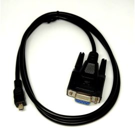 Interface serial RS-232 cable for Rongta mobile POS printer with mini-USB 8P connector | mini-USB-8P-male-to-DB9P-female | Rongta | VenSYS.ua