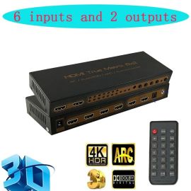 Matrix HDMI 6x2 EDID ARC PIP 1.4V 3D 4K Audio 5.1 | HDMX0006M1 | ASK | VenSYS.ua