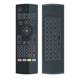 Wireless Air Mouse Remote Control with Keyboard Qwerty Backlit MX3 PRO mikcrophone IR Learning 2.4G | MX3-PRO | N/A | VenSYS.ua