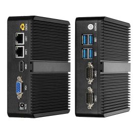 Промисловий безвентиляторний міні-ПК Неттоп-комп’ютер HTPC X30G Barebone DDR3L mSATA+SATA HDMI VGA 2xLAN | X30G | VenBOX | VenSYS.ua