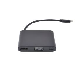 Type-C docking station 5 in VGA HDMI USB3.0x2 4K/30Hz up to1920 | HDCN0048M1 | VenBOX | VenSYS.ua