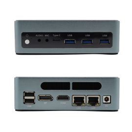 Потужний міні-ПК F3 Intel i7-1255U, 2xDDR5, HDMI, DP, 2xRJ45, 3xUSB3.0, 2xUSB2.0, Type-C, WiFi, BT | F3-1255U | Eglobal | VenSYS.ua