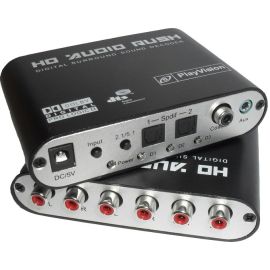 Декодер/конвертер цифрового звуку DTS/AC3/Dolby в 5.1-канальний RCA аналоговий HDA-51R | HDA-51R | PlayVision | VenSYS.ua