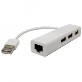 USB 2.0 to RJ45 Ethernet high speed adapter & 3 ports hub for Android mini PC/Windows PC | RD9700-JP308 | N/A | VenSYS.ua