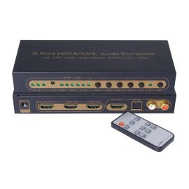 Switch 3x1 Port HDMI/MHL with Audio Extractor 4K ARC Audio EDID setting 5.1CH/ADV/2CH switcher 3x11.4v 3 in 1 out hdmi switcher | HDSW0003M1 | ASK | VenSYS.ua