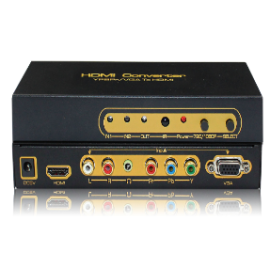 Ypbpr/VGA to HDMI  Ypbpr / VGA + Audio input , HDMI output , upscaler to 1080P . | HDCN0001B | ASK | VenSYS.ua